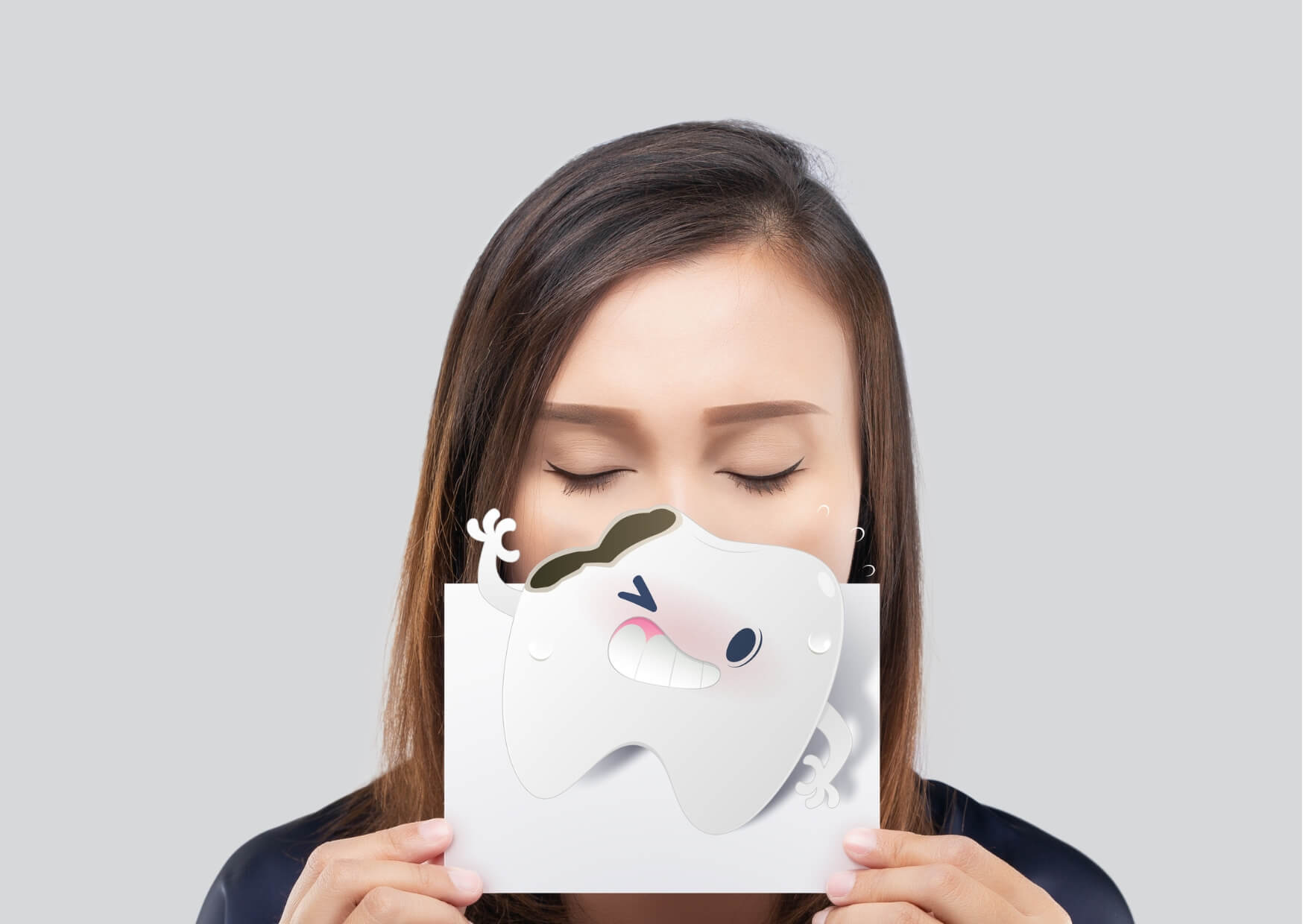 Illustration of a damaged tooth used to explain what a cracked tooth feels like, including sharp pain, sensitivity, and discomfort during daily activities.